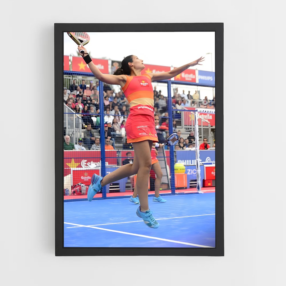 Poster Smash Énergique – affiche Padel (vue 2)